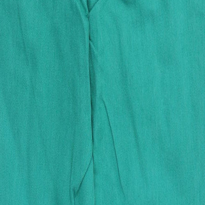 Womens UK Size 8 Divided Regular Fit Straight Green Jeans