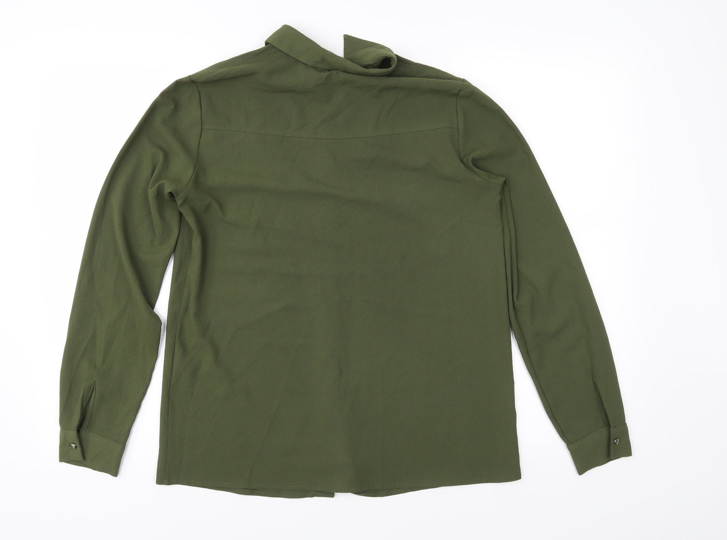 Womens UK Size 8 Koton Green Basic Blouse