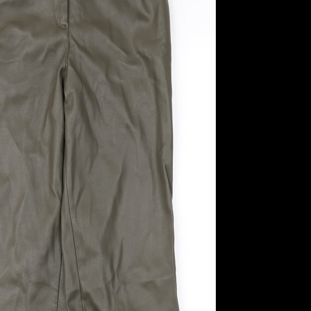 Womens UK Size 6 H&M Regular Fit  Green Trousers