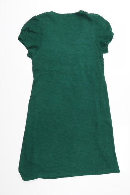 CULTURE Womens Green  Knit Jumper Dress  Size 10