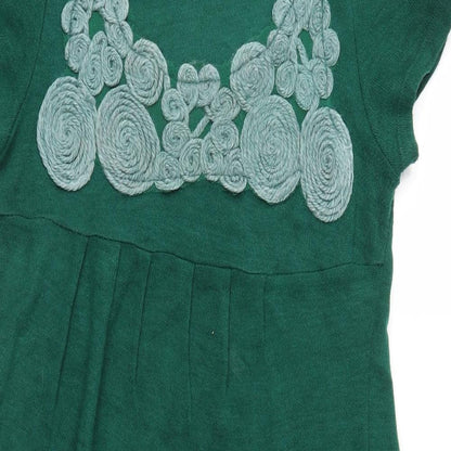 CULTURE Womens Green  Knit Jumper Dress  Size 10