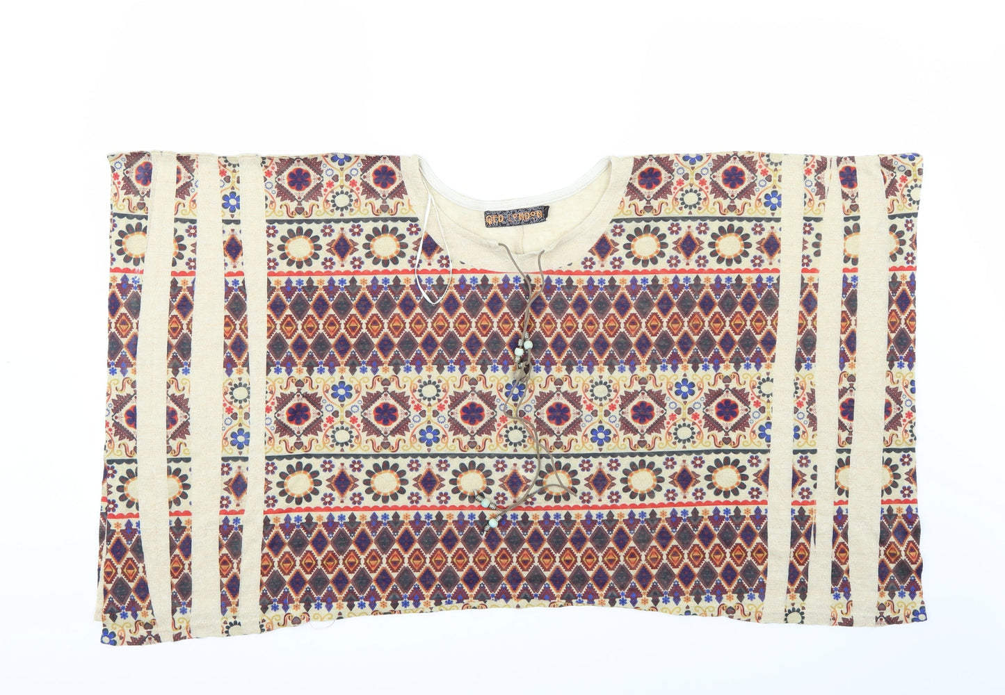 QED London Womens Beige   Jacket Poncho Size M