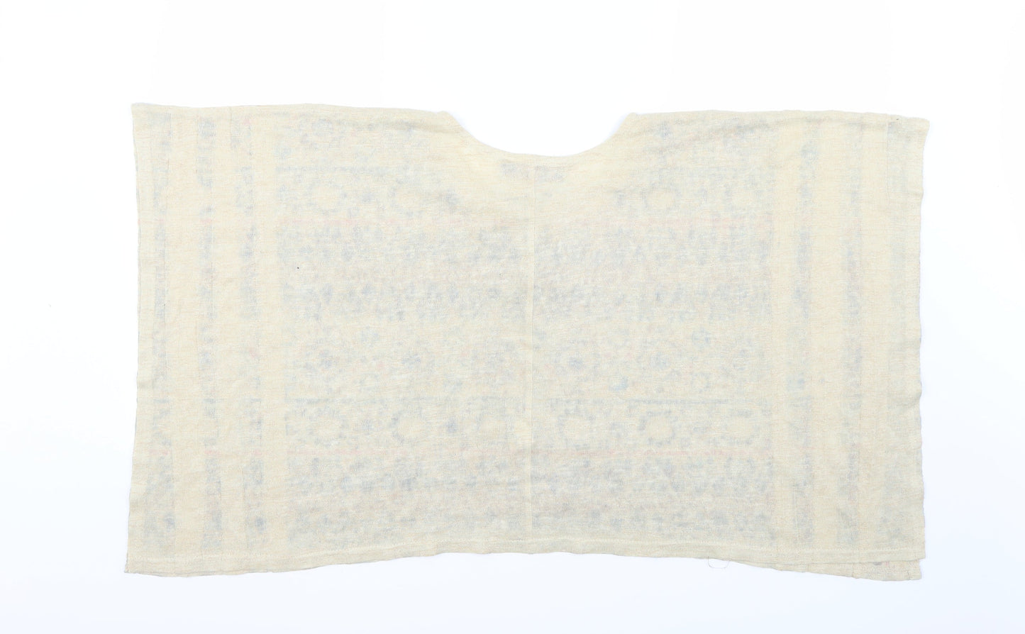 QED London Womens Beige   Jacket Poncho Size M