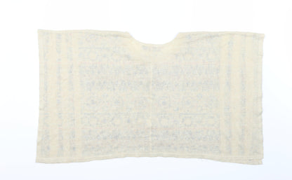 QED London Womens Beige   Jacket Poncho Size M