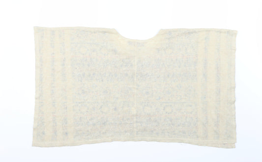 QED London Womens Beige   Jacket Poncho Size M