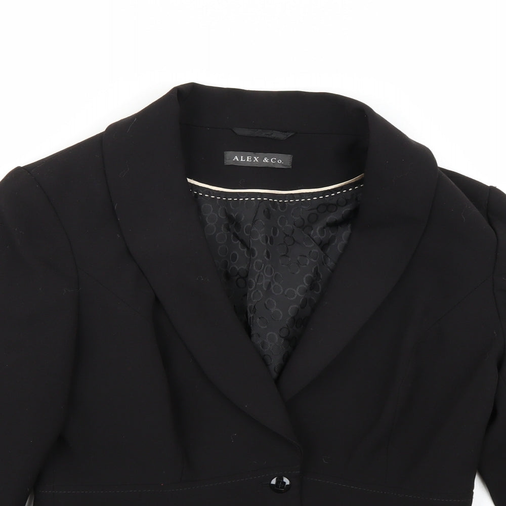 Alex & co Womens Black   Jacket Blazer Size 10