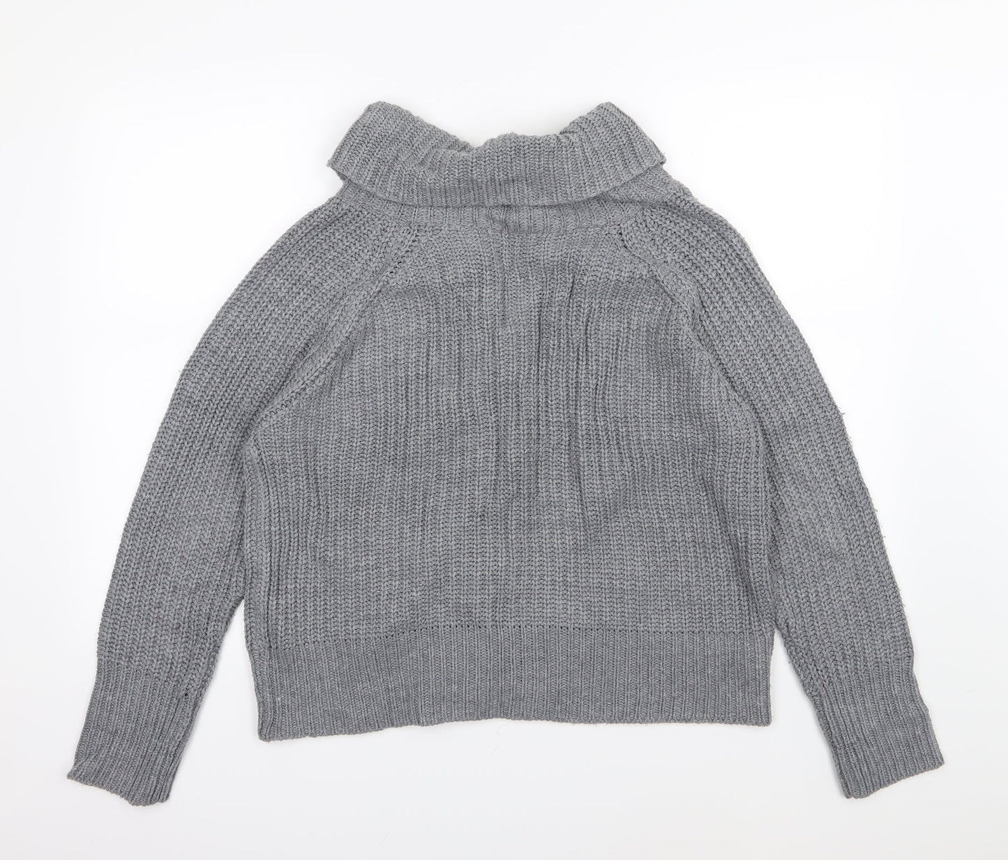 George Womens Grey  Knit Cardigan Jumper Size 16