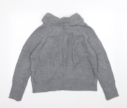 George Womens Grey  Knit Cardigan Jumper Size 16