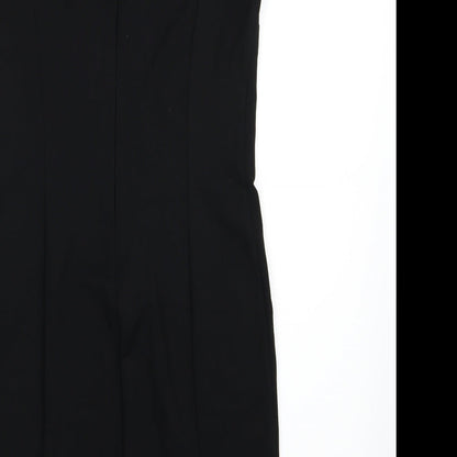 United Colors of Benetton Womens Black  Rayon Pencil Dress  Size M
