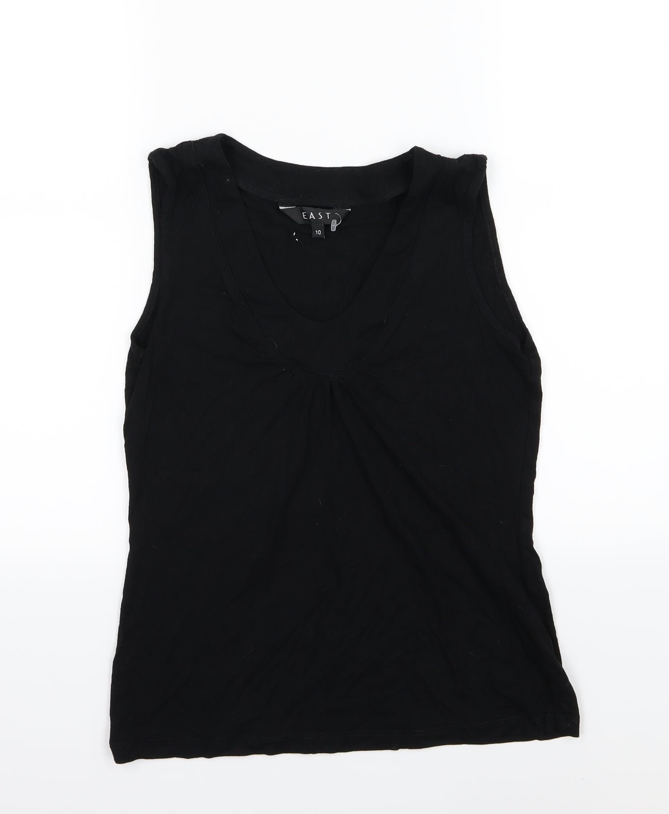 EAST Womens Black  Jersey Basic Tank Size 10