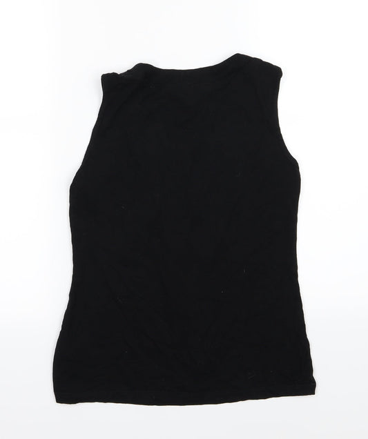 EAST Womens Black  Jersey Basic Tank Size 10