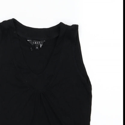 EAST Womens Black  Jersey Basic Tank Size 10