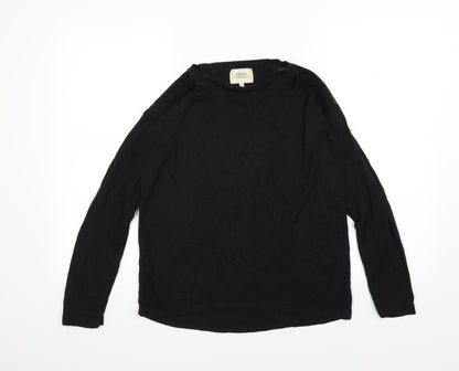 Papaya Womens Black  Knit Pullover Jumper Size 10