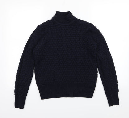 QED London Womens Blue  Knit Pullover Jumper Size S