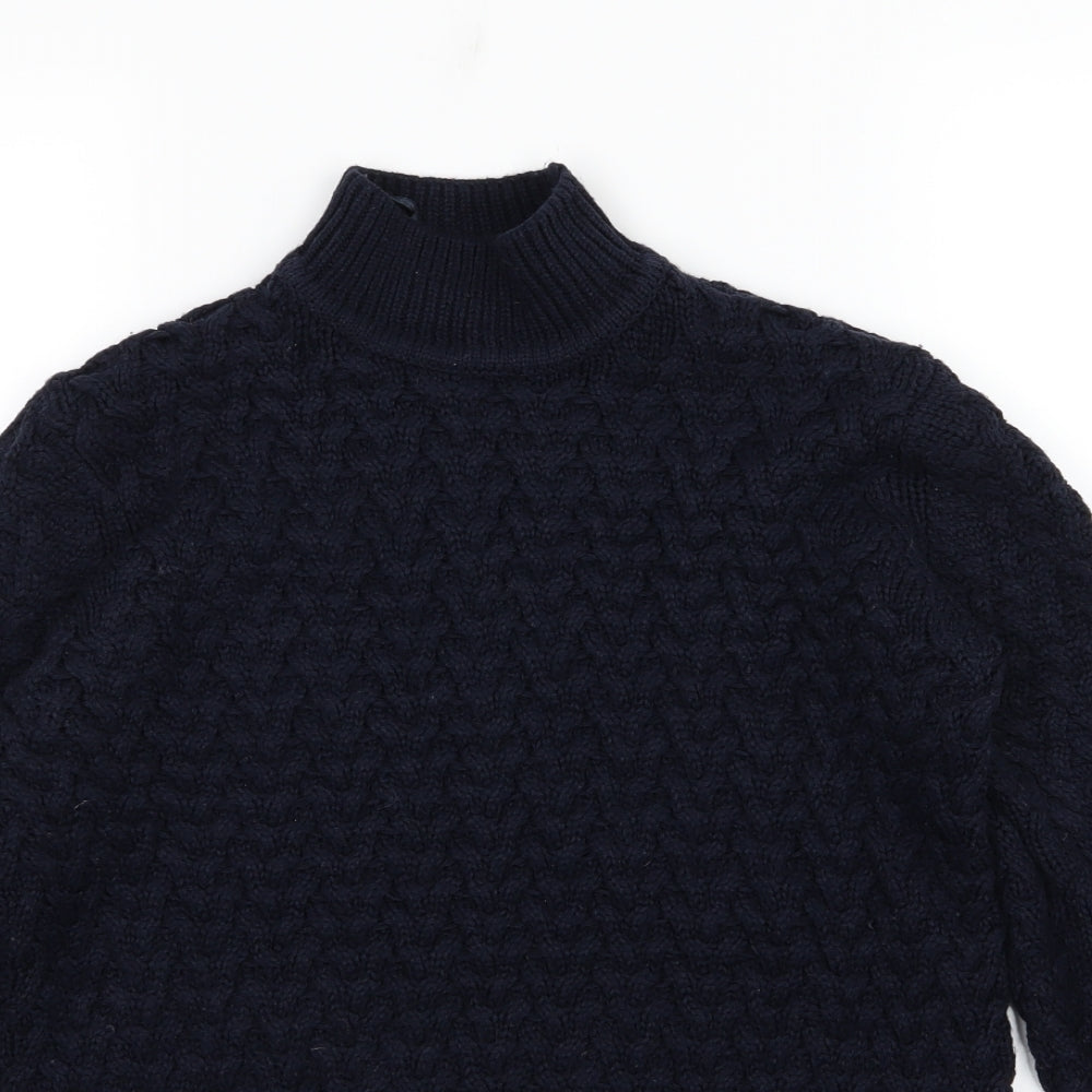 QED London Womens Blue  Knit Pullover Jumper Size S