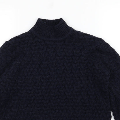 QED London Womens Blue  Knit Pullover Jumper Size S