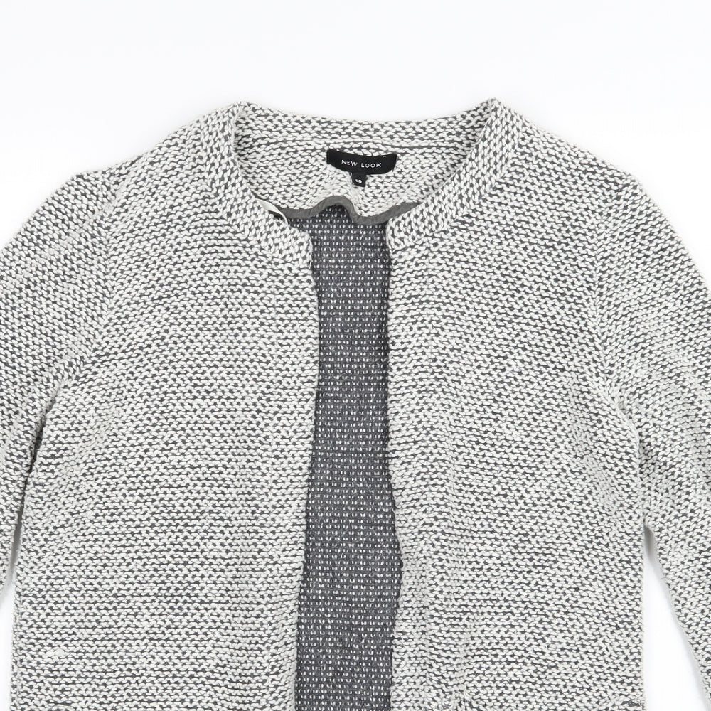 Womens UK Size 10 New Look Grey Jacket