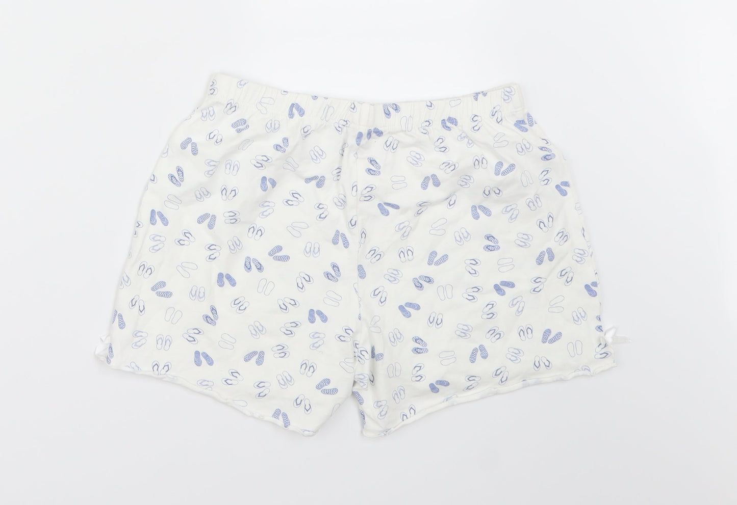 Miniman Girls White   Sweat Shorts Size 12 Years