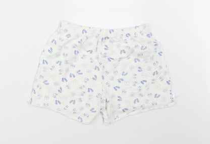 Miniman Girls White   Sweat Shorts Size 12 Years