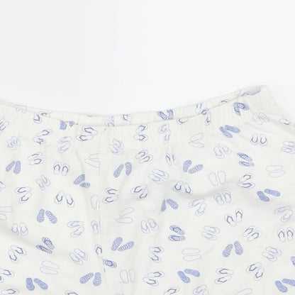 Miniman Girls White   Sweat Shorts Size 12 Years