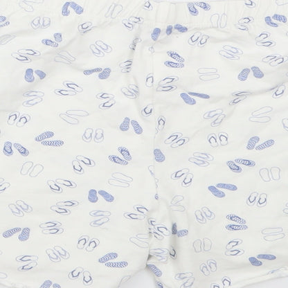 Miniman Girls White   Sweat Shorts Size 12 Years