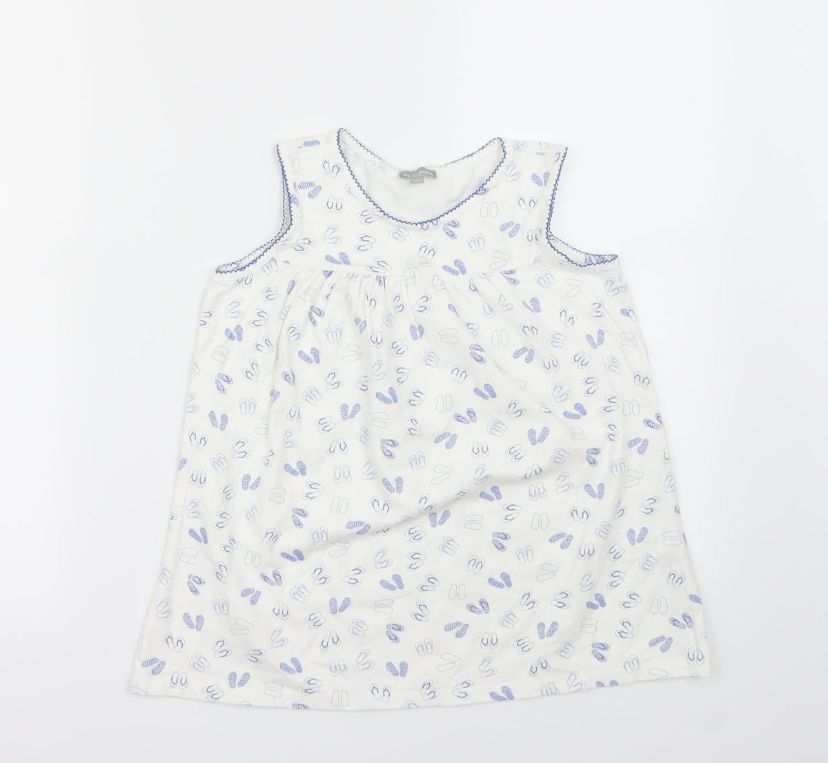 Miniman Girls White   Basic Tank Size 12 Years