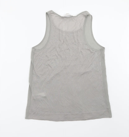 Womens UK Size M French Connection Grey Basic Tank