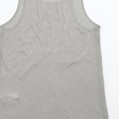 Womens UK Size M French Connection Grey Basic Tank