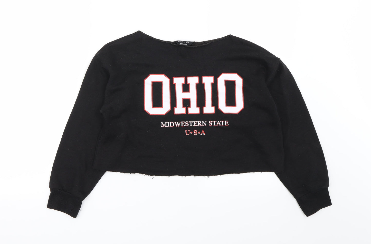 New Look Girls Black   Pullover Jumper Size 10-11 Years