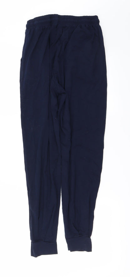 Hawiton Womens Blue   Jogger Trousers Size M L25 in
