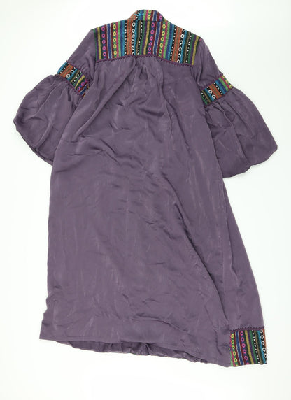 Al-Safa Mens Purple    Dress Shirt Size M