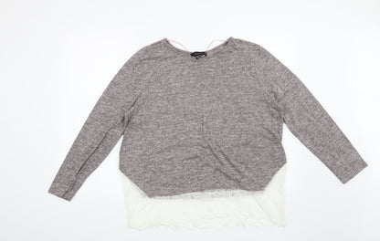 Atmosphere Womens Pink   Pullover Sweatshirt Size 18