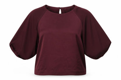 Womens UK Size 12 Topshop Purple Basic Blouse