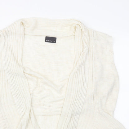 Alex & co Womens Beige  Knit Cardigan Jumper Size 16