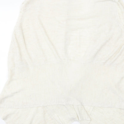 Alex & co Womens Beige  Knit Cardigan Jumper Size 16