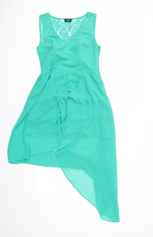 Oasis Womens Green   Fit & Flare  Size 10