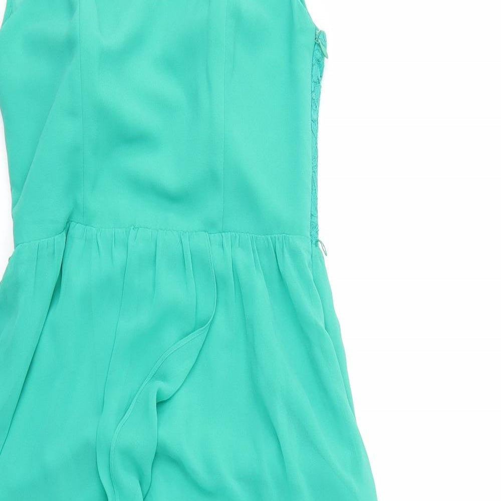 Oasis Womens Green   Fit & Flare  Size 10