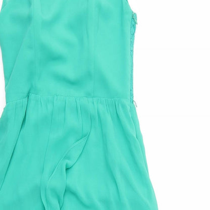 Oasis Womens Green   Fit & Flare  Size 10