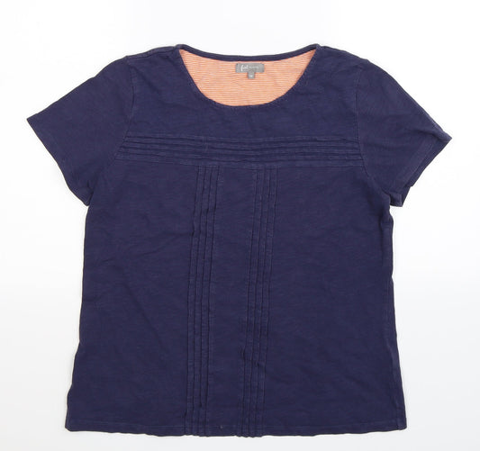 First Avenue Womens Blue   Basic T-Shirt Size M