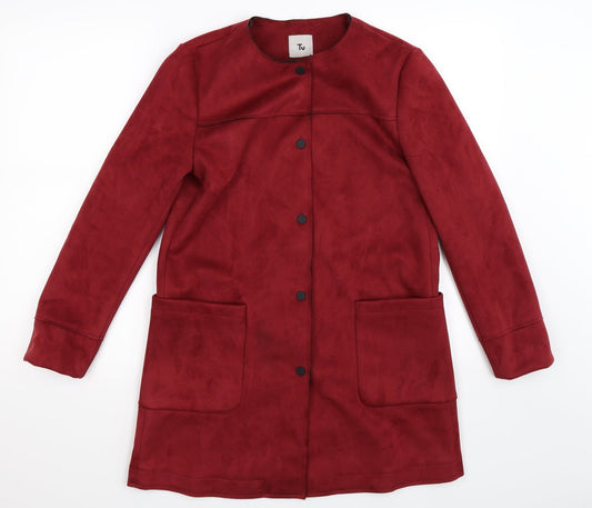 TU Womens Brown   Jacket Coat Size 8