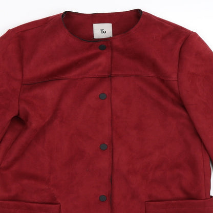 TU Womens Brown   Jacket Coat Size 8