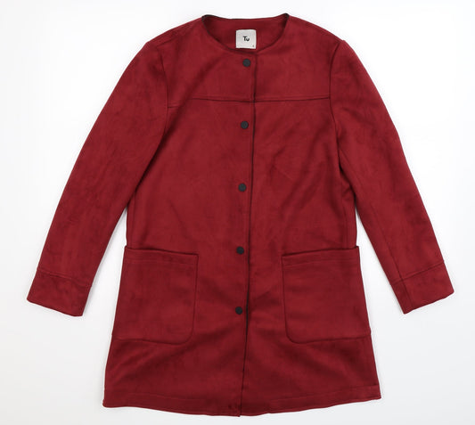 TU Womens Brown   Jacket Coat Size 8
