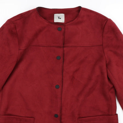 TU Womens Brown   Jacket Coat Size 8