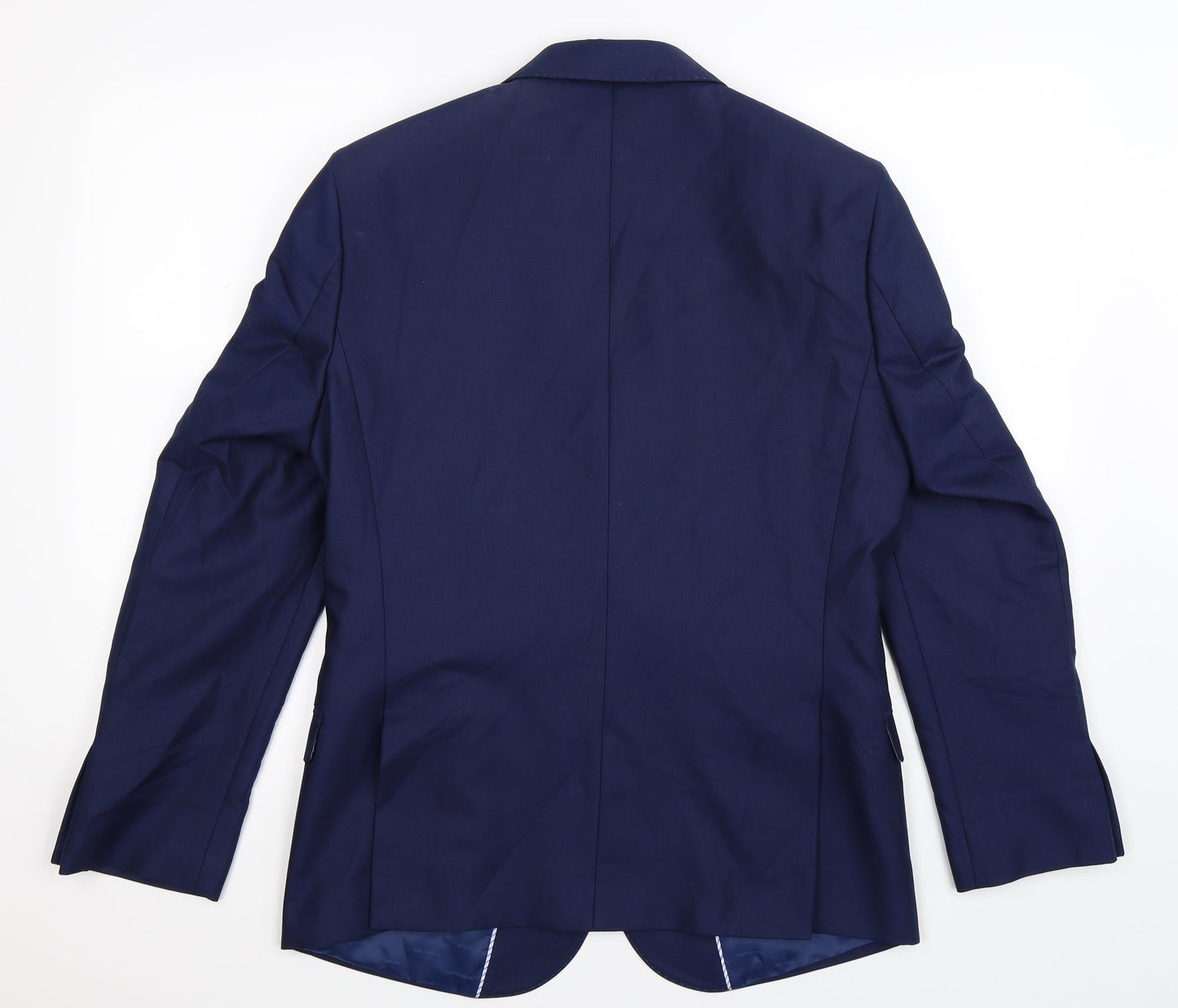 Mens UK Size 40 One Six Five Regular Blue Suit Jacket