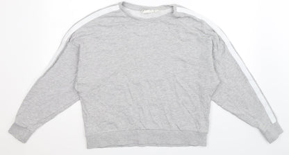 H&M Womens Grey   Pullover Sweatshirt Size M
