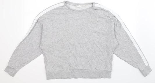 H&M Womens Grey   Pullover Sweatshirt Size M