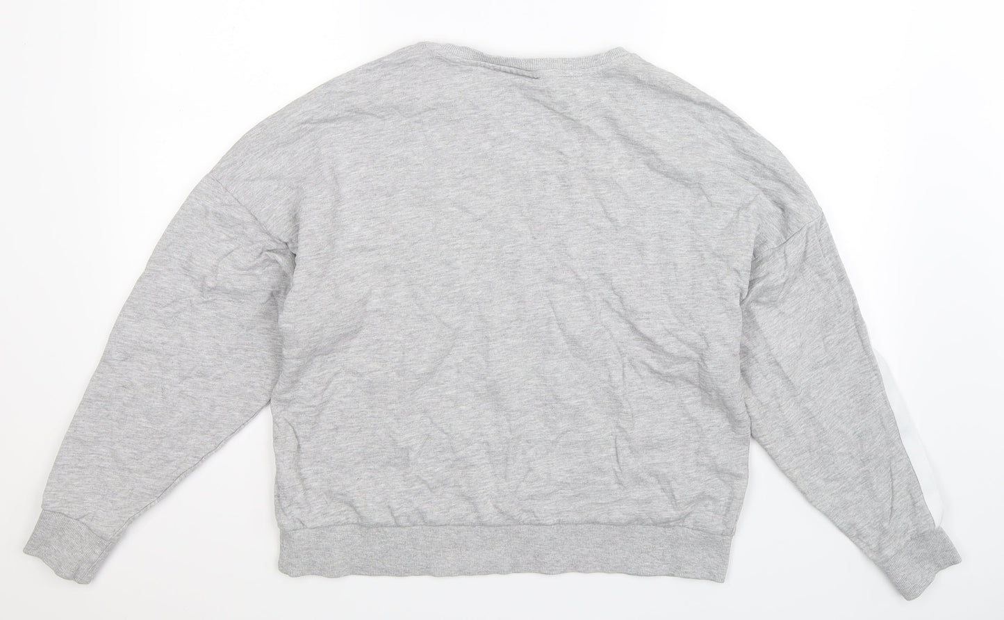 H&M Womens Grey   Pullover Sweatshirt Size M