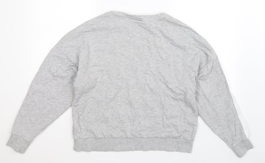 H&M Womens Grey   Pullover Sweatshirt Size M