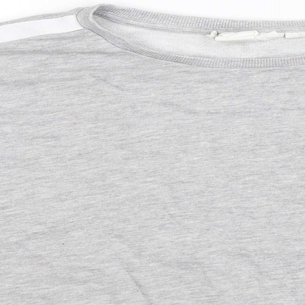 H&M Womens Grey   Pullover Sweatshirt Size M