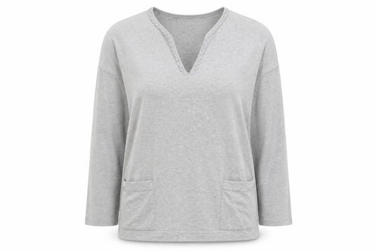 Preworn Womens Grey  Knit Pullover Jumper Size XL